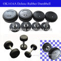 2014 High Quality rubber dumbbells